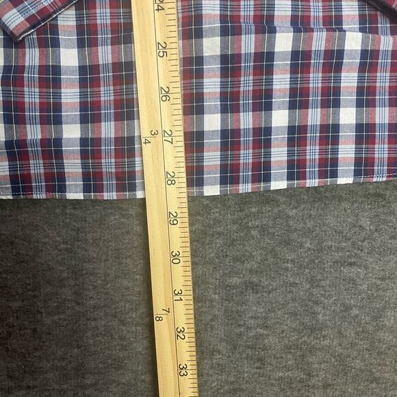 Nautica Long Sleeve Button‎ Down Shirt Mens Size L Classic Fit Plaid - Picture 7 of 10